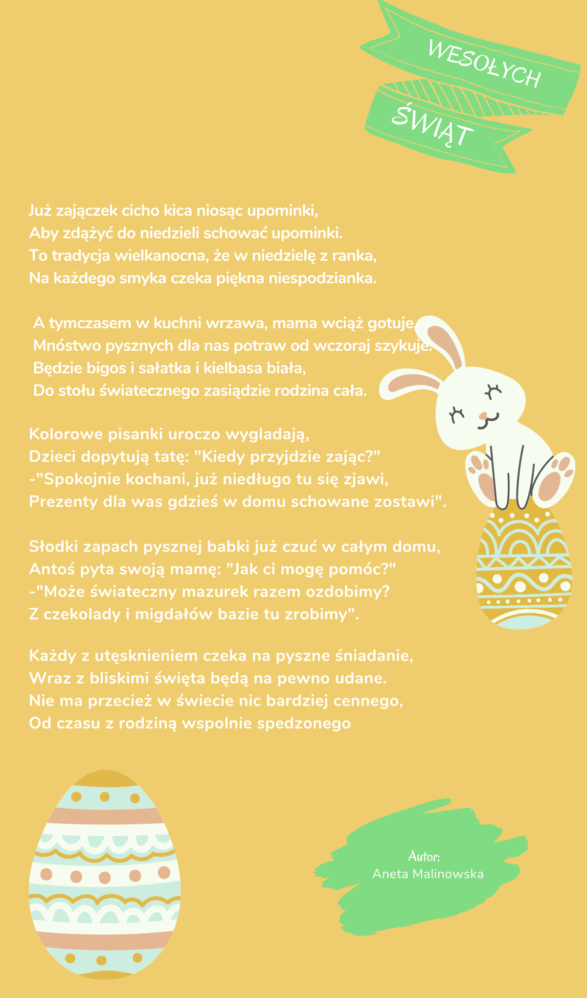 Wielkanocny wierszyk